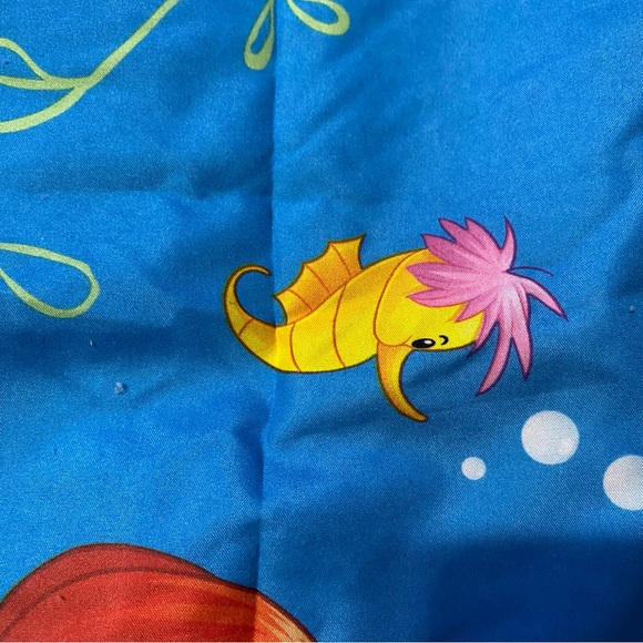 the little mermaid shower curtain NWOT Disney no hooks disney princess - Picture 7 of 8